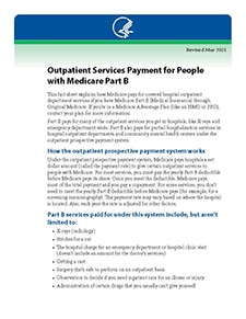 Información general sobre el pago de servicios para pacientes ambulatorios para personas con la Parte B de Medicare imagen de portada
