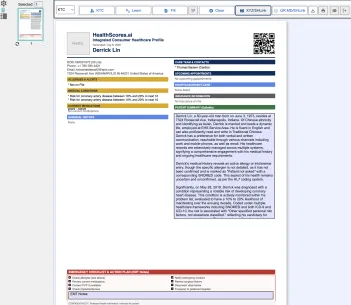 Healthscores screenshot 2
