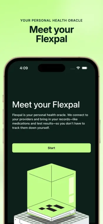 Imagen de pantalla de la aplicación flexpa