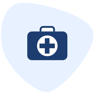 Una bolsa médica que representa las opciones del plan Medigap